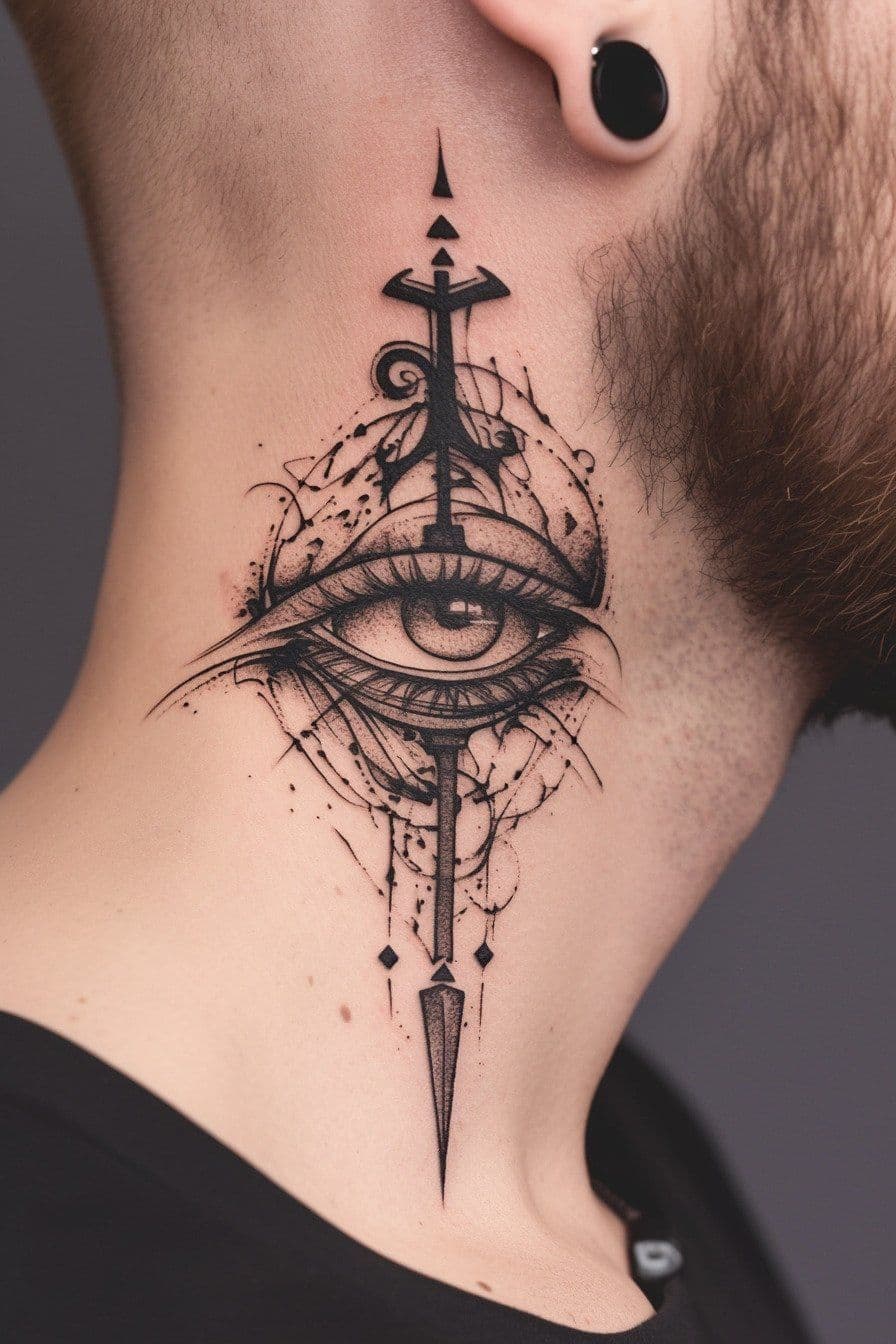 Black & Grey chest design